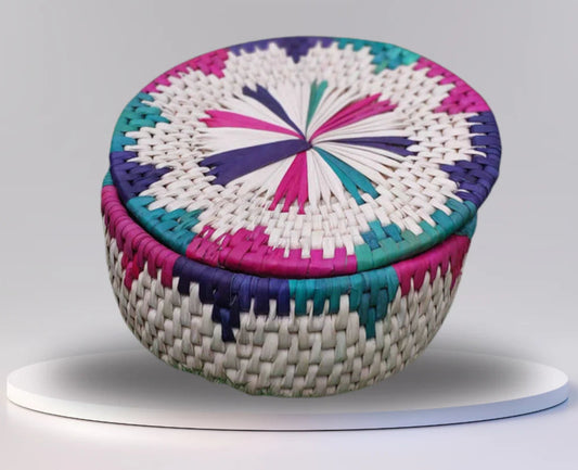 Traditional Handwoven Basket, A Cultural Treasure  Made in Pakistan (Sindh)